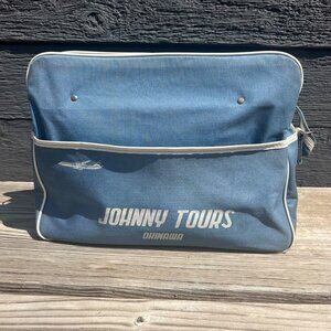 Vintage 1970's  Johnny Tours Okinawa Shoulder Bag Carry-On